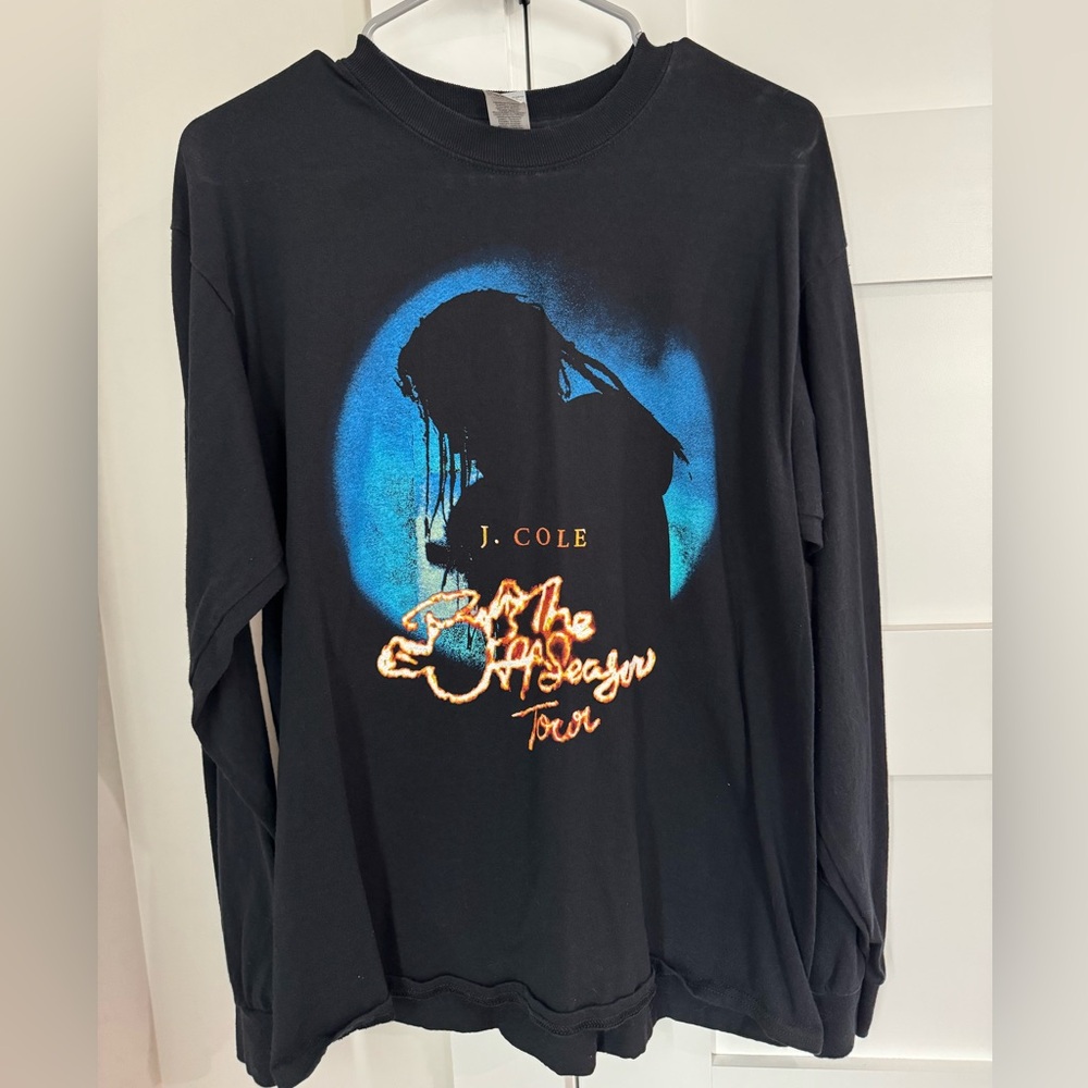 J Cole The Off Season Tour Long Sleeve Shirt size large